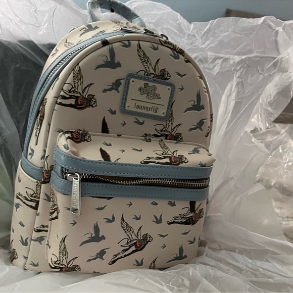 Loungefly Wizard of Oz Flying Monkey AOP Mini Backpack - Picture 5 of 8